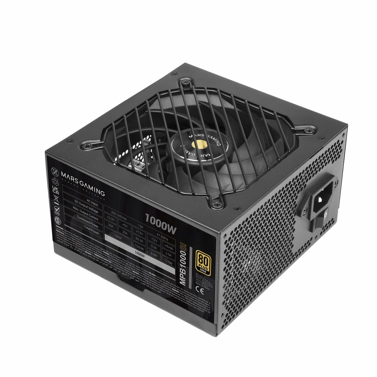 Afbeeldingen van Power supply Mars Gaming MPB1000SI ATX 1000 W 80 Plus Gold