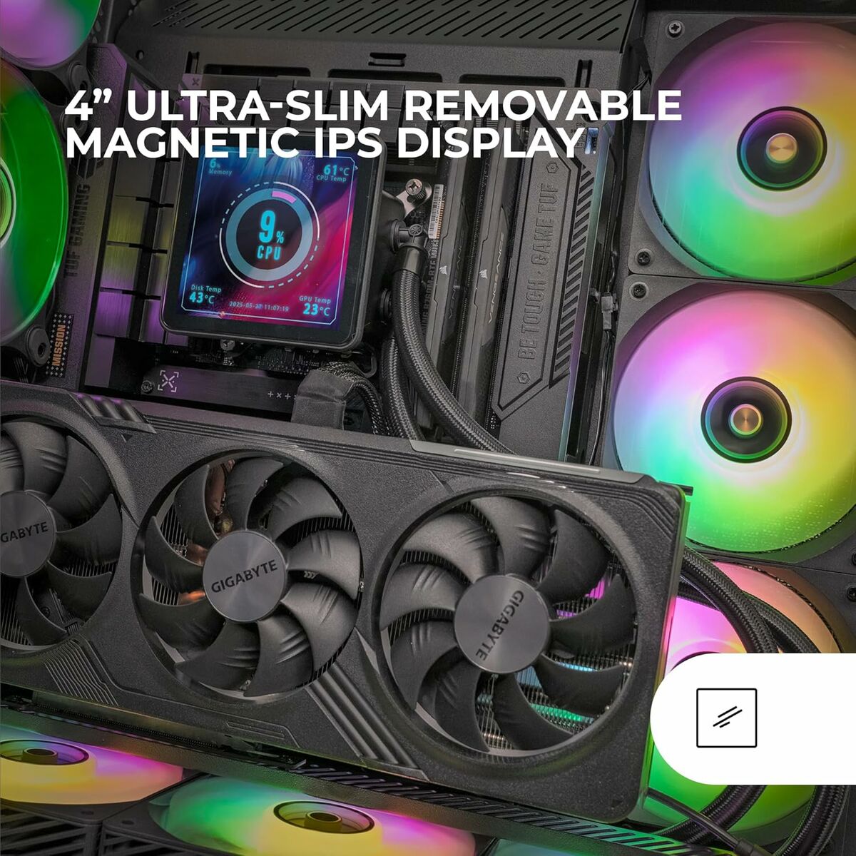 Afbeeldingen van Cooling Base for a Laptop Mars Gaming MLVISIONPRO360