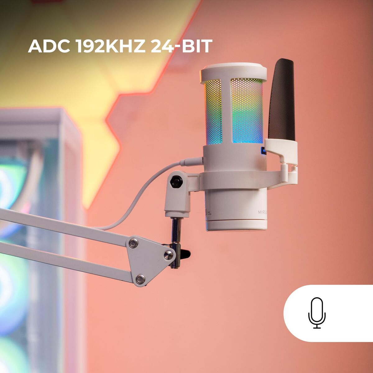Bild von Microphone Mars Gaming MMICSCW