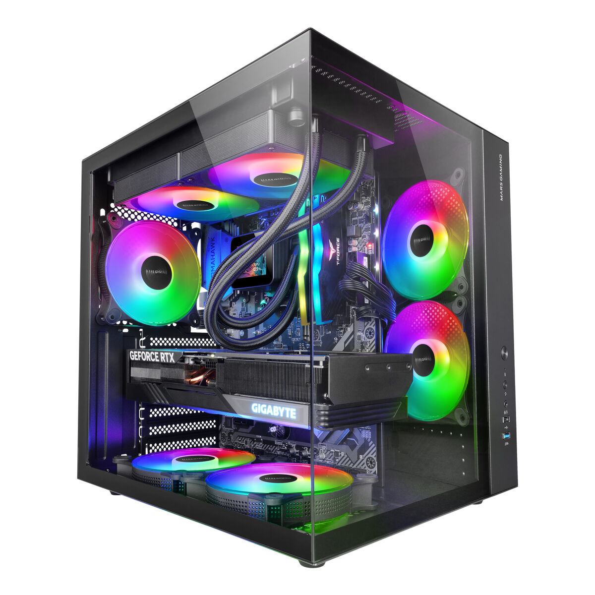 Afbeeldingen van ATX Semi-tower Box Mars Gaming MCVONE Black