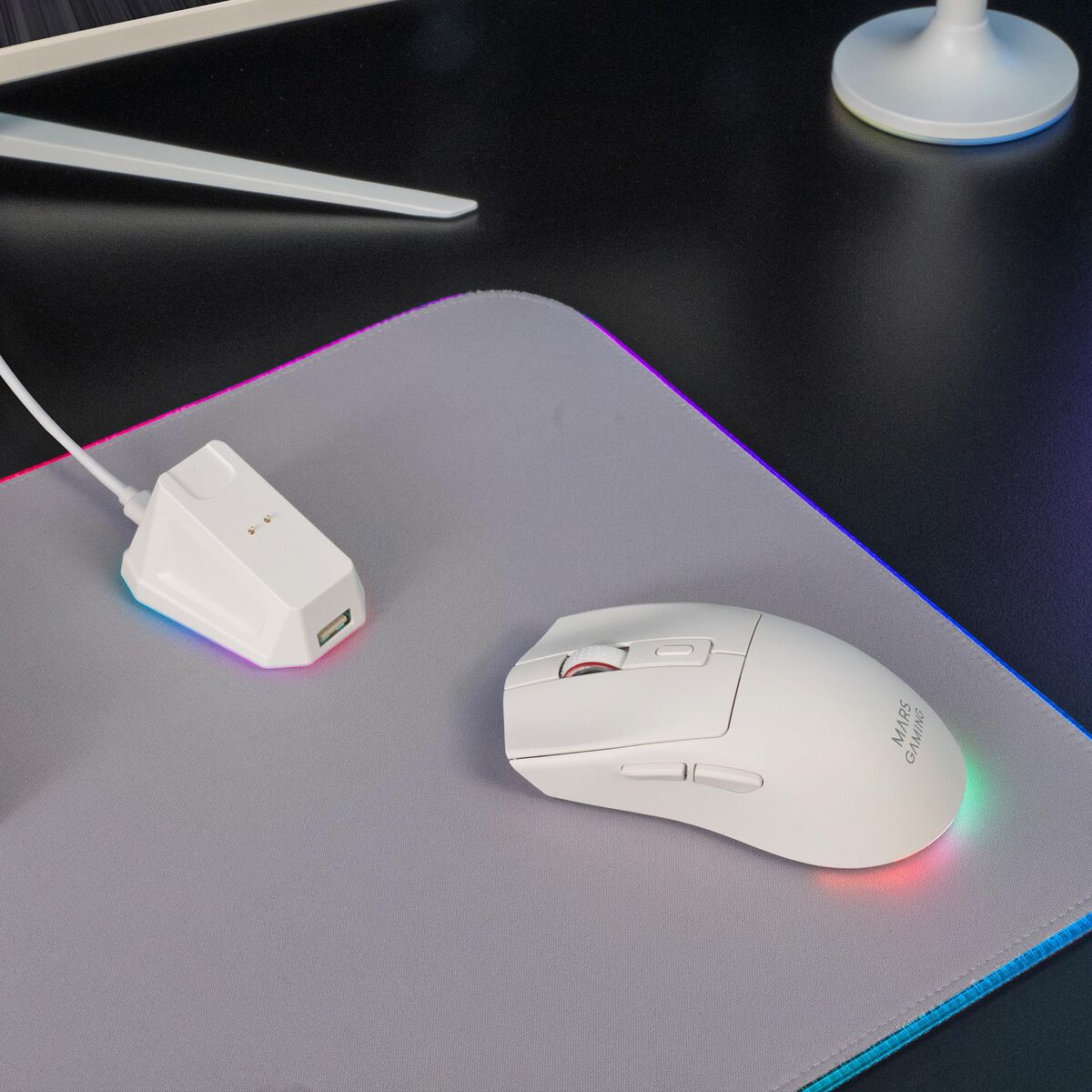 Obrazek Mouse Mars Gaming MMT3W White Black