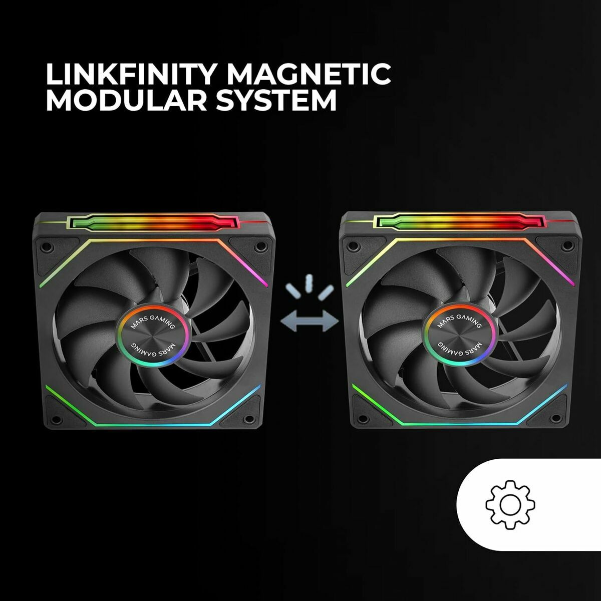 Afbeeldingen van Box Ventilator Mars Gaming MF-LINKFINITYKIT2 Ø 12 cm