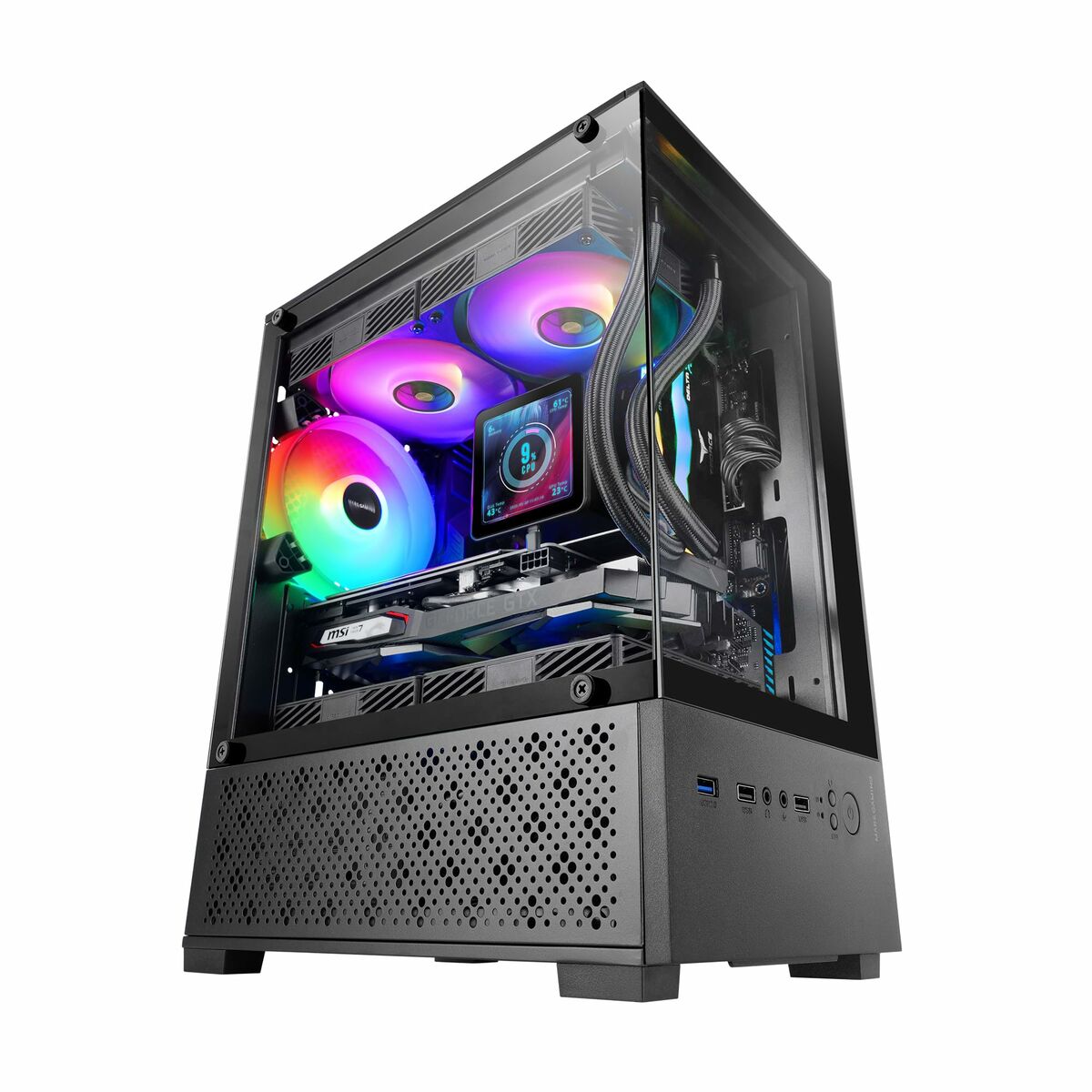 Afbeeldingen van ATX Semi-tower Box Mars Gaming MC-SE2 Black