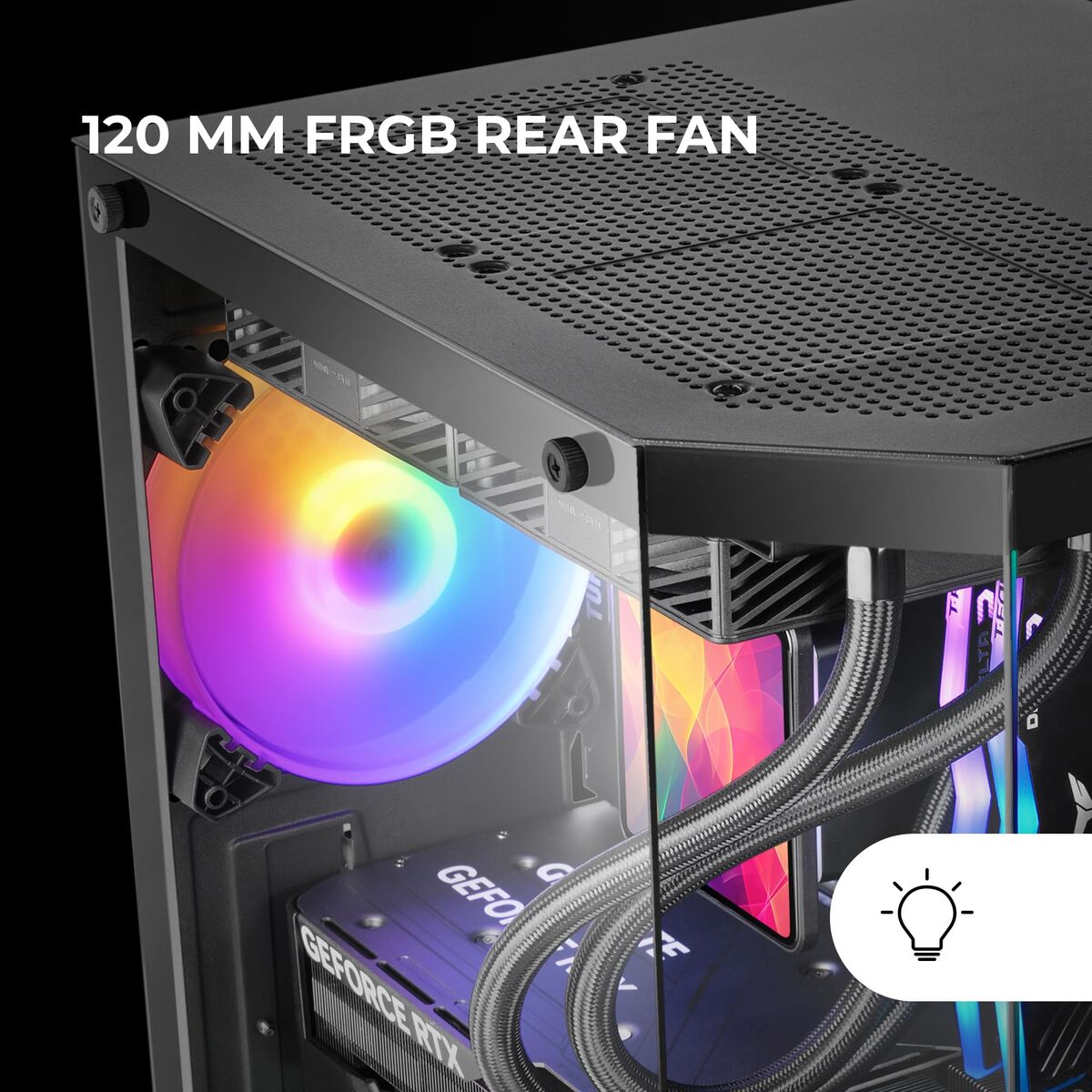 Image de ATX Semi-tower Box Mars Gaming MC3TLITE Black