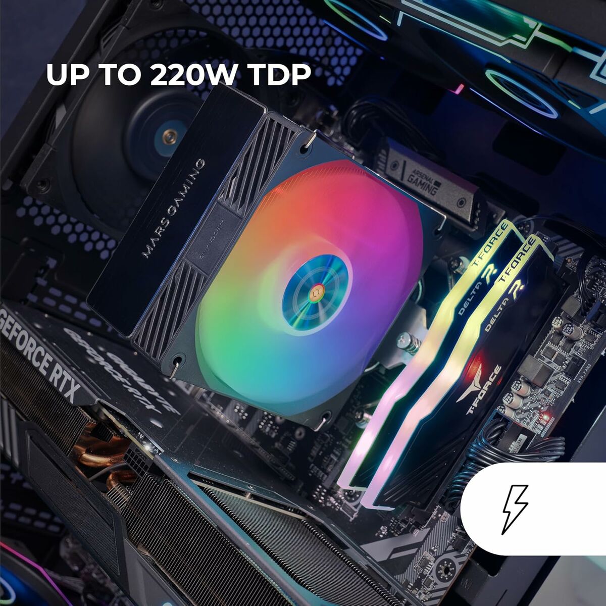 Picture of CPU Fan Mars Gaming MCPUX4ARGB