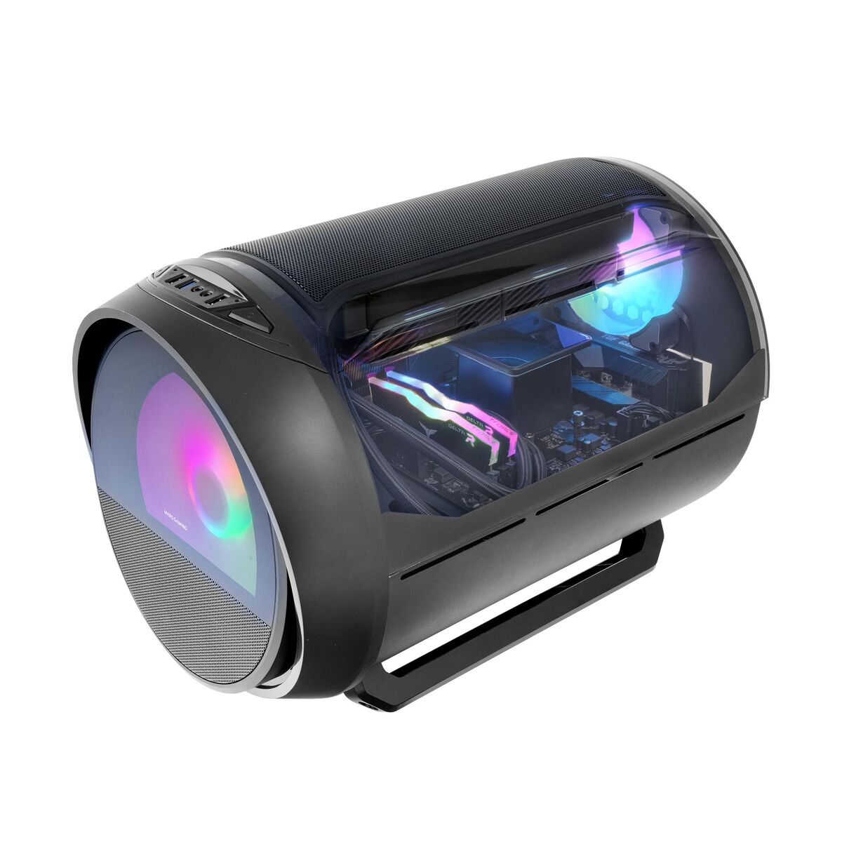 Picture of ATX Semi-tower Box Mars Gaming MCCYLON Black