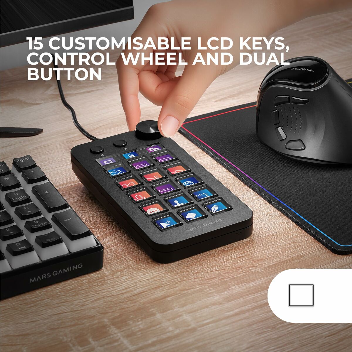 Picture of Privacy Filter for Monitor Mars Gaming MSDNEO