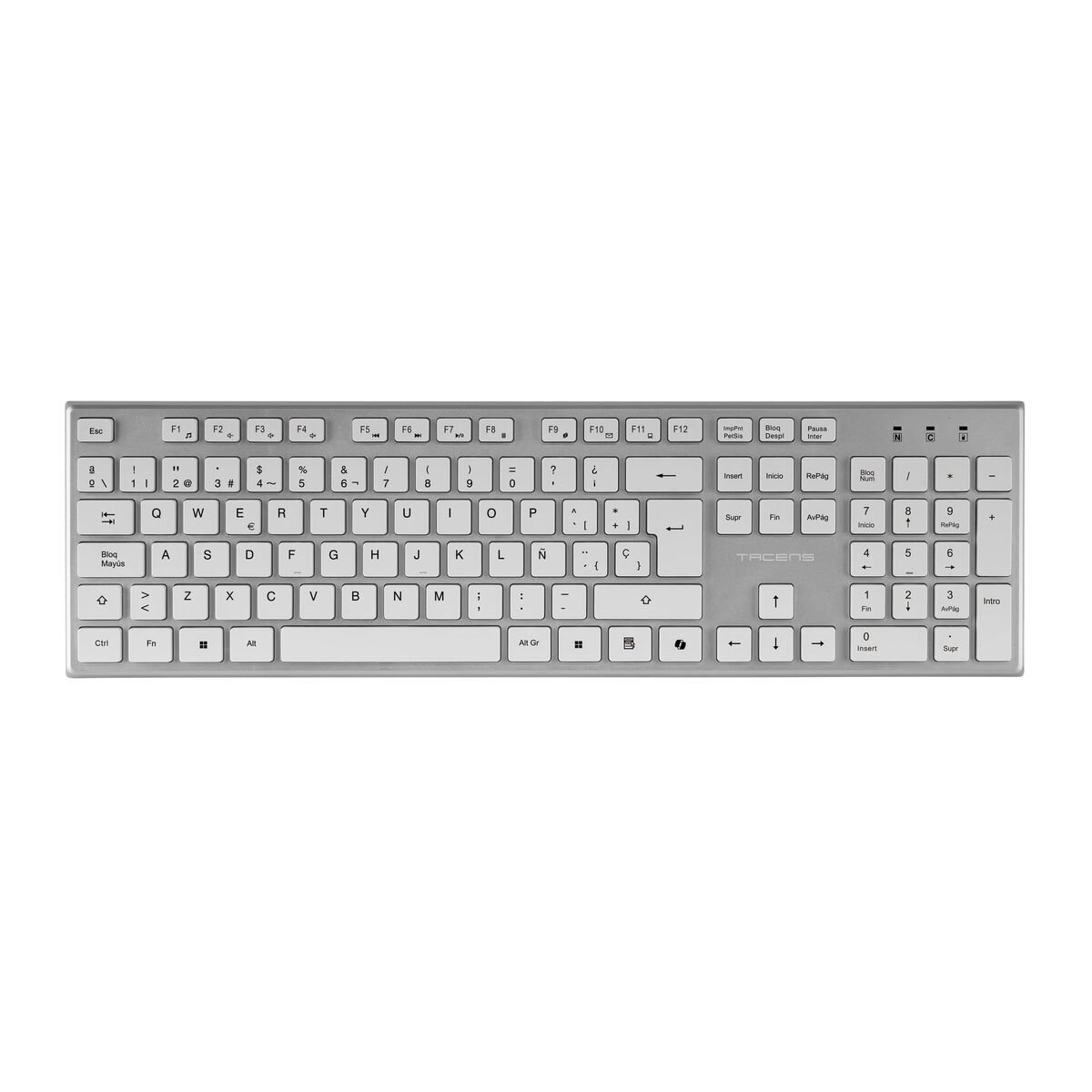 Picture of Keyboard and Mouse Tacens 6ZENITHWES White Spanish Qwerty (3 Units)
