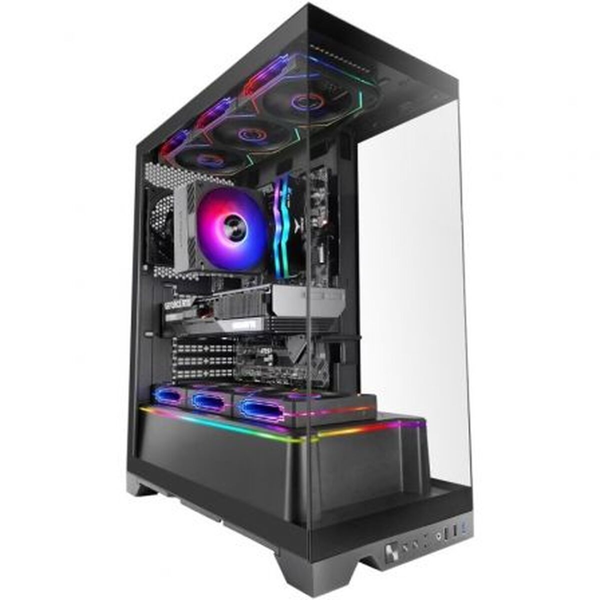 Picture of ATX Semi-tower Box Mars Gaming MCPRISMA Black