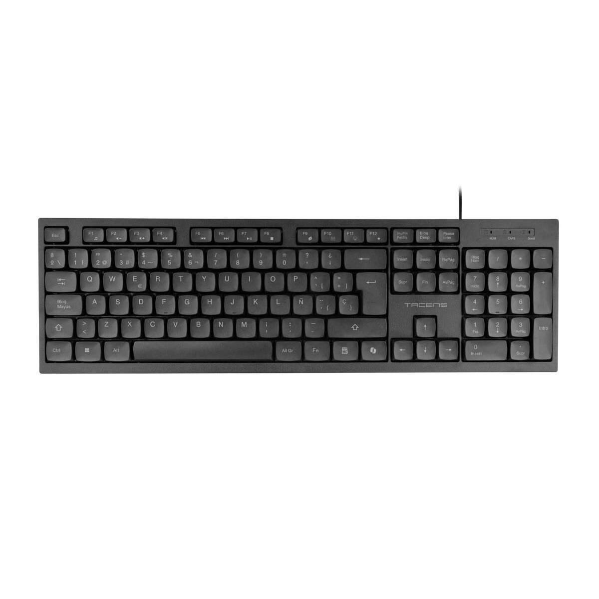 Afbeeldingen van Numeric keyboard Tacens ACP02ES Black