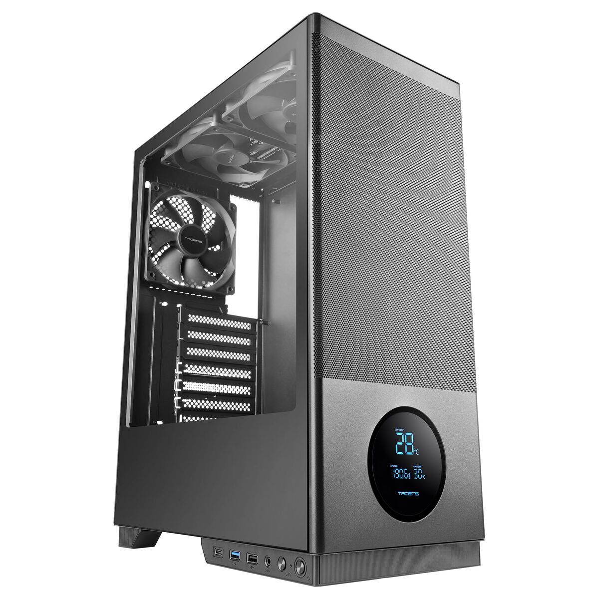 Picture of ATX Semi-tower Box Tacens 2SAGITTA20 Black