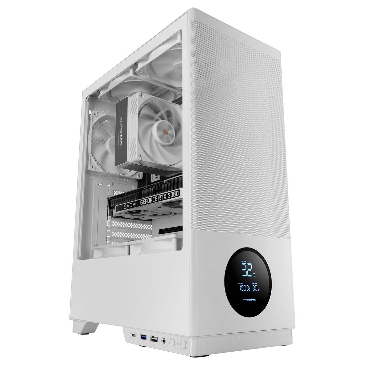 Picture of ATX Semi-tower Box Tacens 2SAGITTA20W White