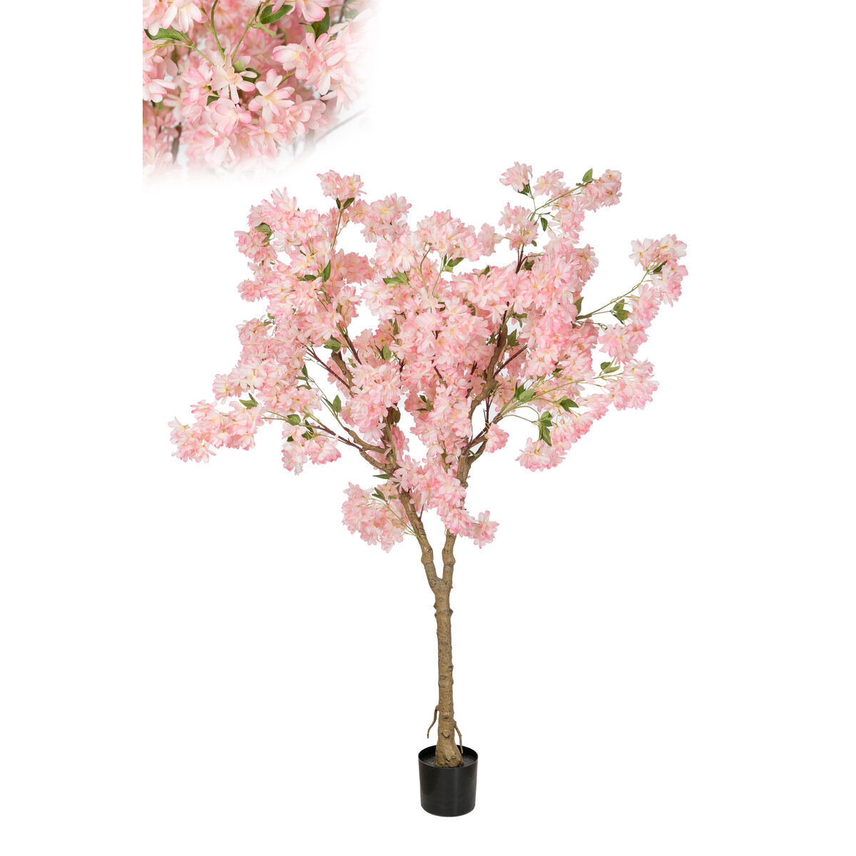 Dekorative blomster Romimex pink 130 x 180 x 120 cm Kirsebærblomst