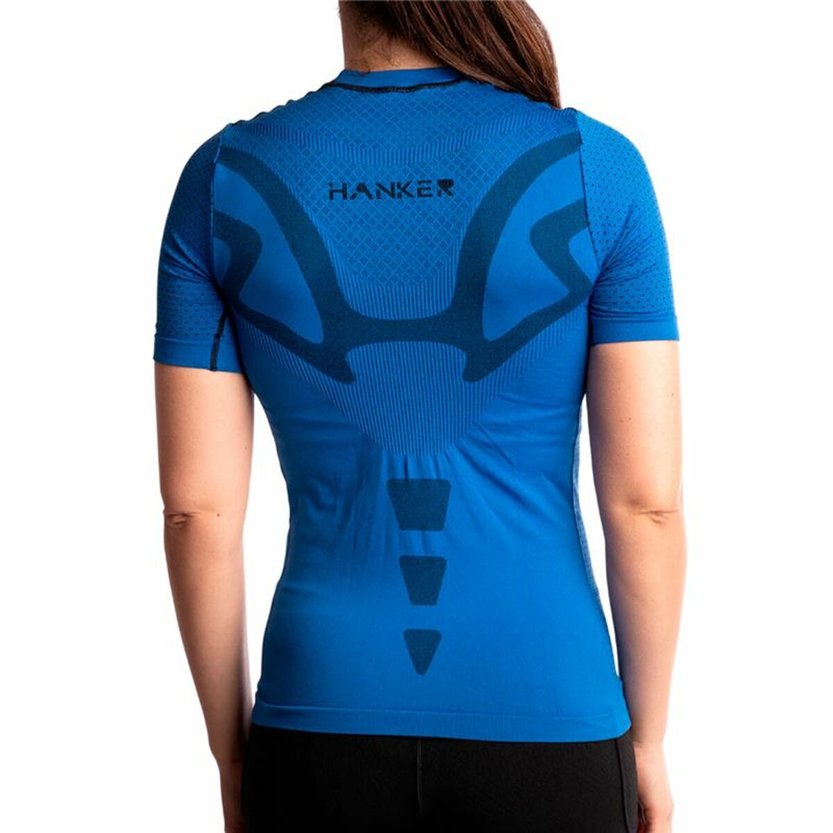 Heren-T-Shirt met Korte Mouwen Hanker Blauw