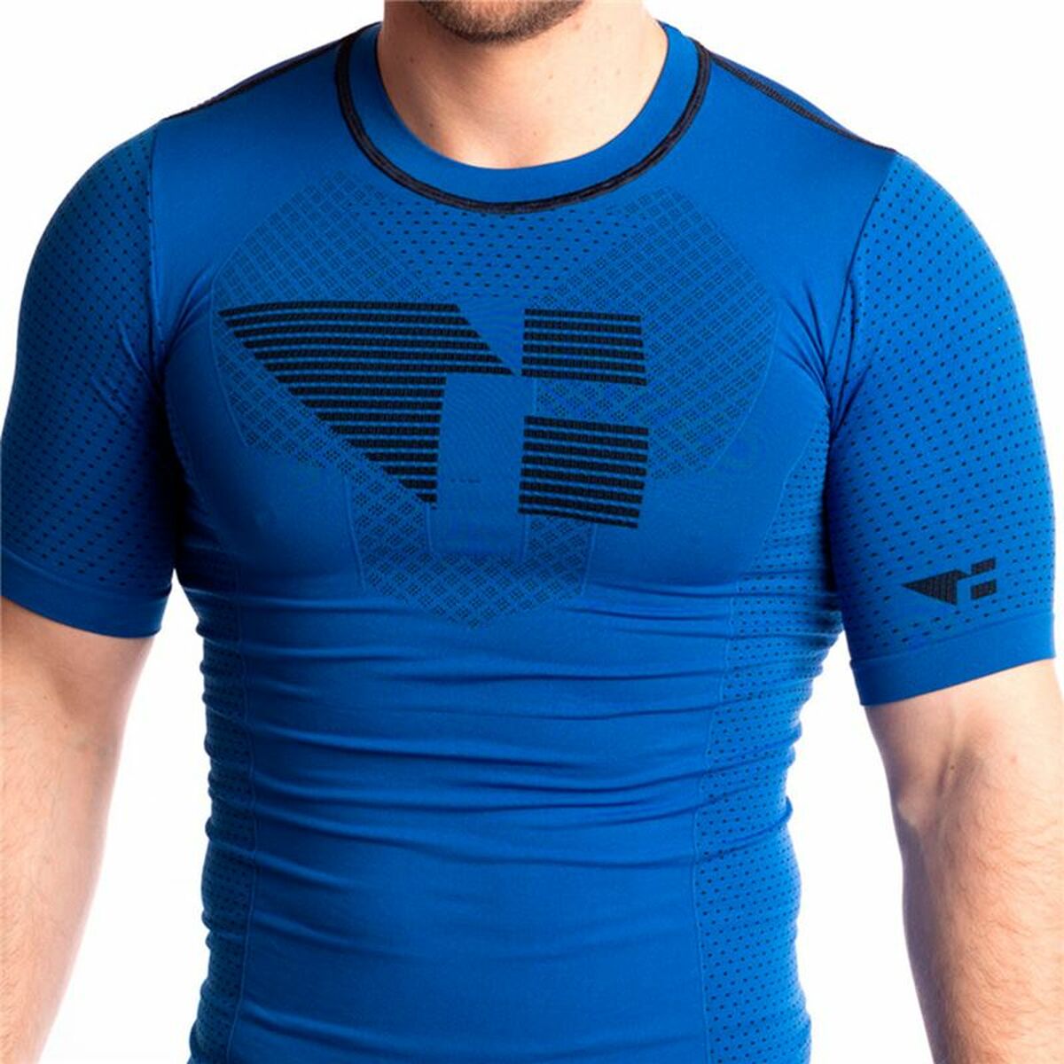 Heren-T-Shirt met Korte Mouwen Hanker Blauw