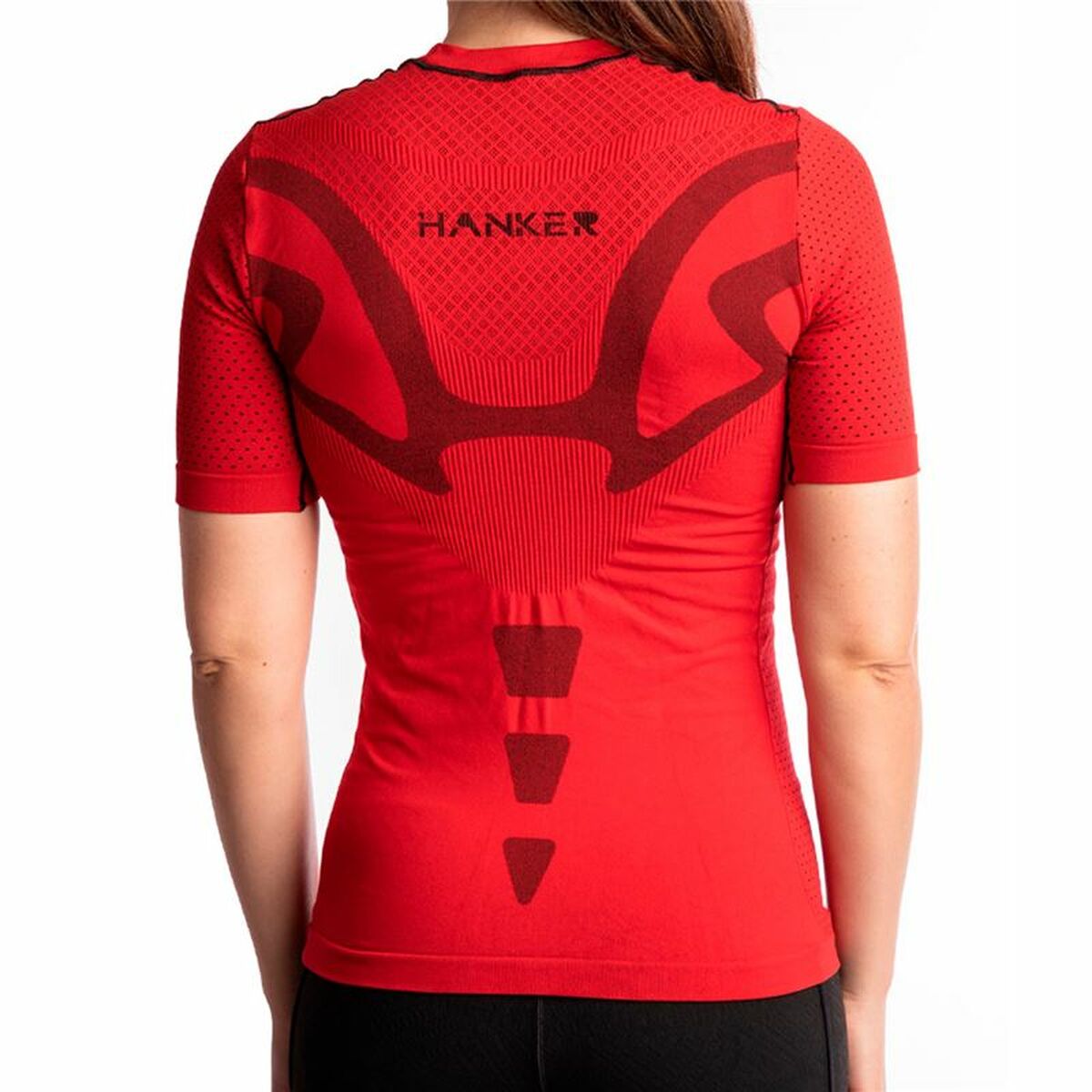 Heren-T-Shirt met Korte Mouwen Hanker Rood