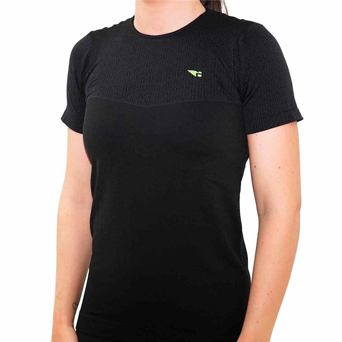Heren-T-Shirt met Korte Mouwen Hanker Zwart