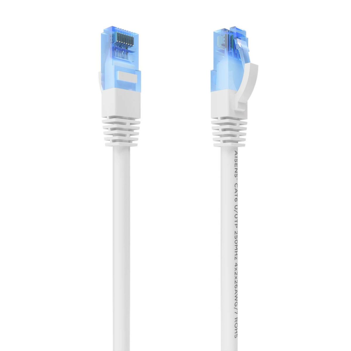 Image secondaire de Câble Réseau Rigide UTP 6ème Catégorie Aisens Blanc