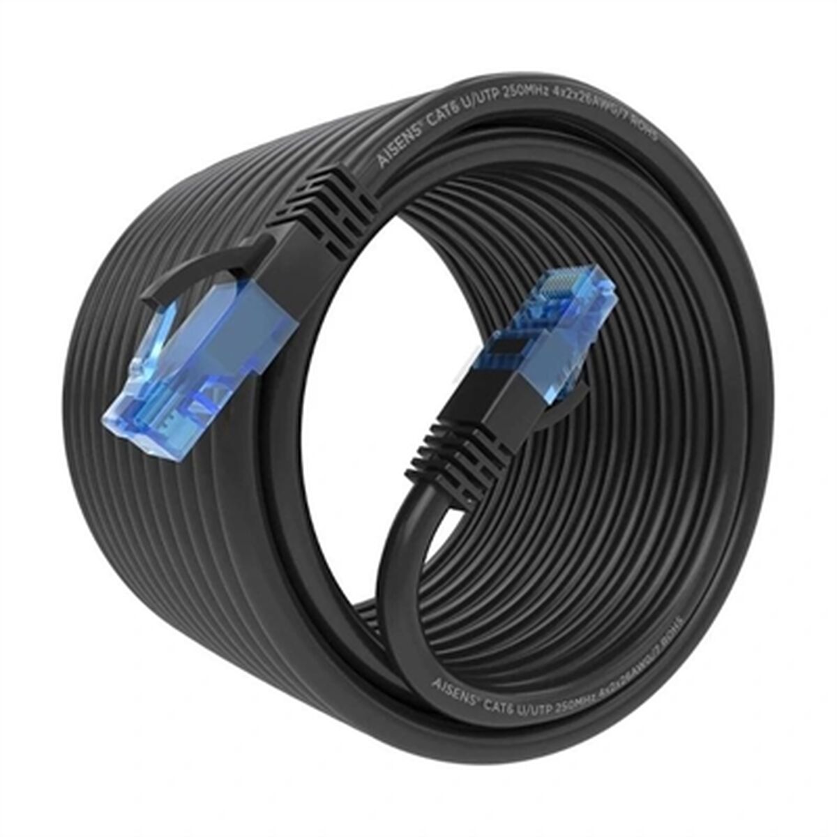 Picture of UTP Category 6 Rigid Network Cable Aisens A135-0850 Black 10 m