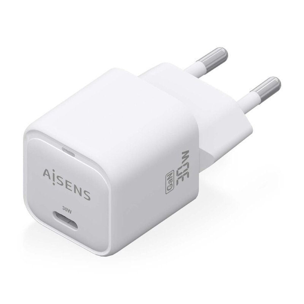Wall Charger Aisens ASCH-30W1P018-W White Multicolour 30 W