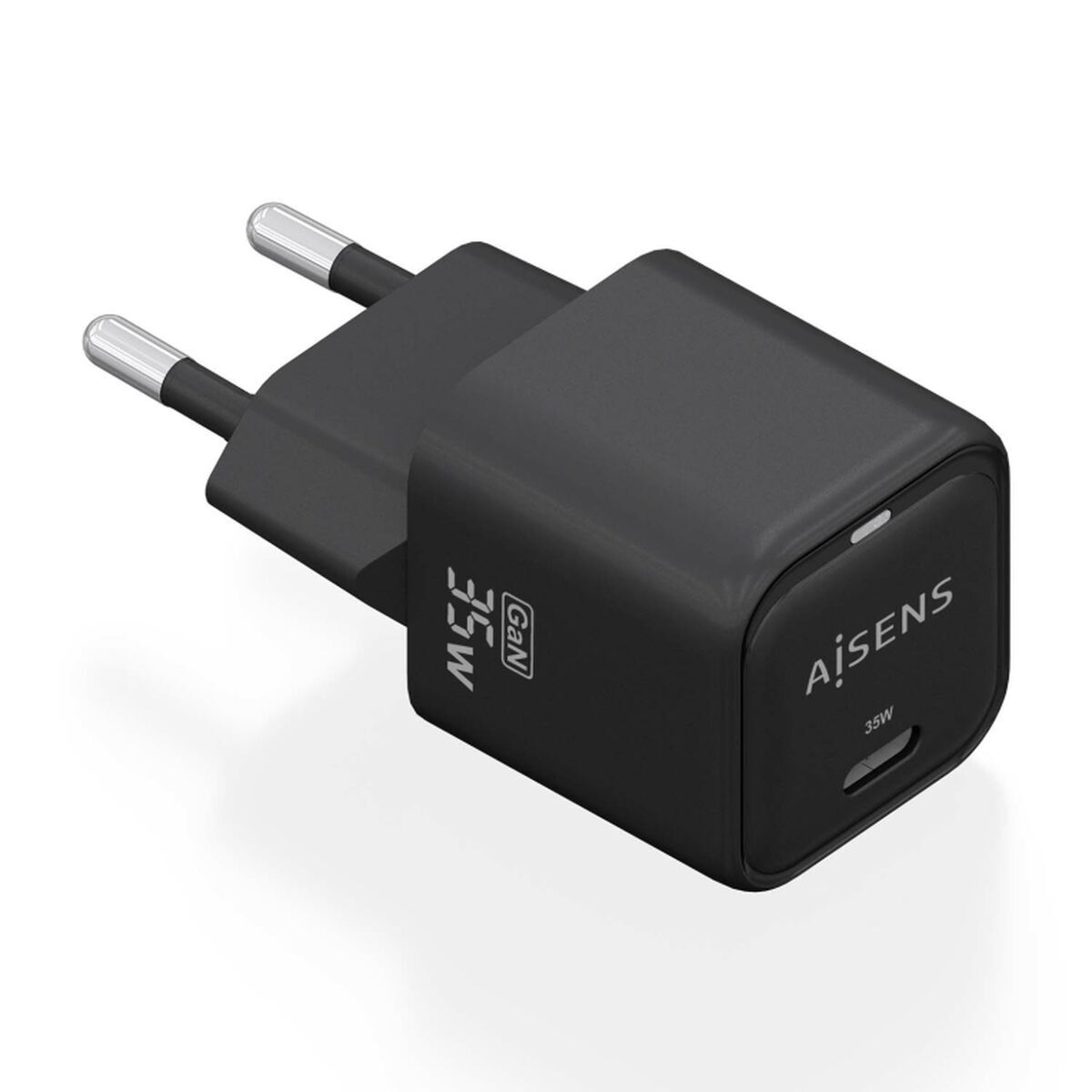 Wall Charger Aisens ASCH-35W1P023-BK Black Multicolour 35 W