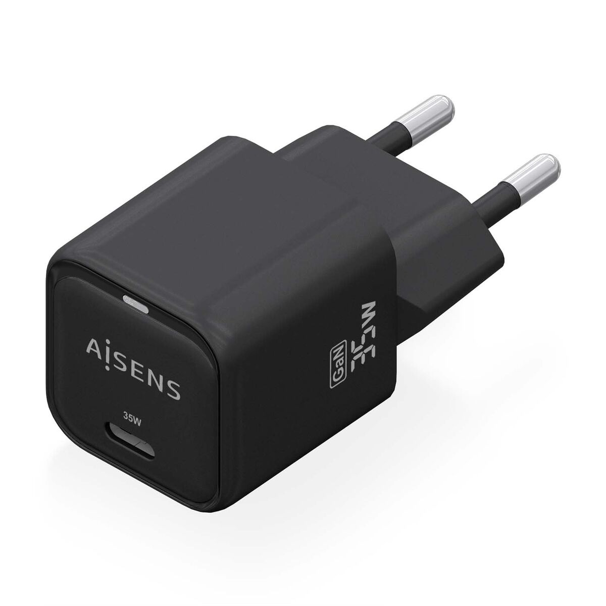 Wall Charger Aisens ASCH-35W1P023-BK Black Multicolour 35 W