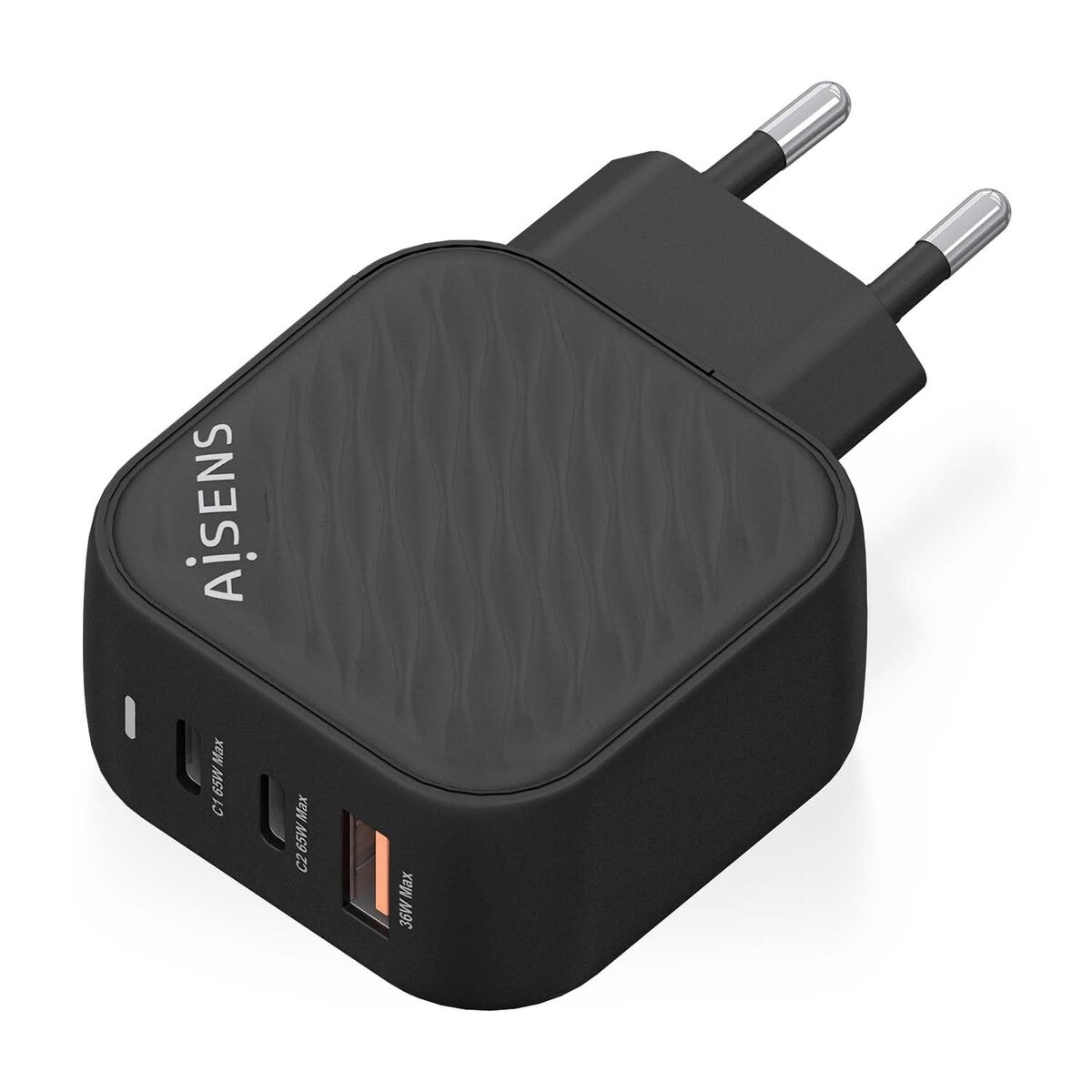 Picture of Wall Charger Aisens ASCH-65W3P027-BK Black Multicolour 65 W