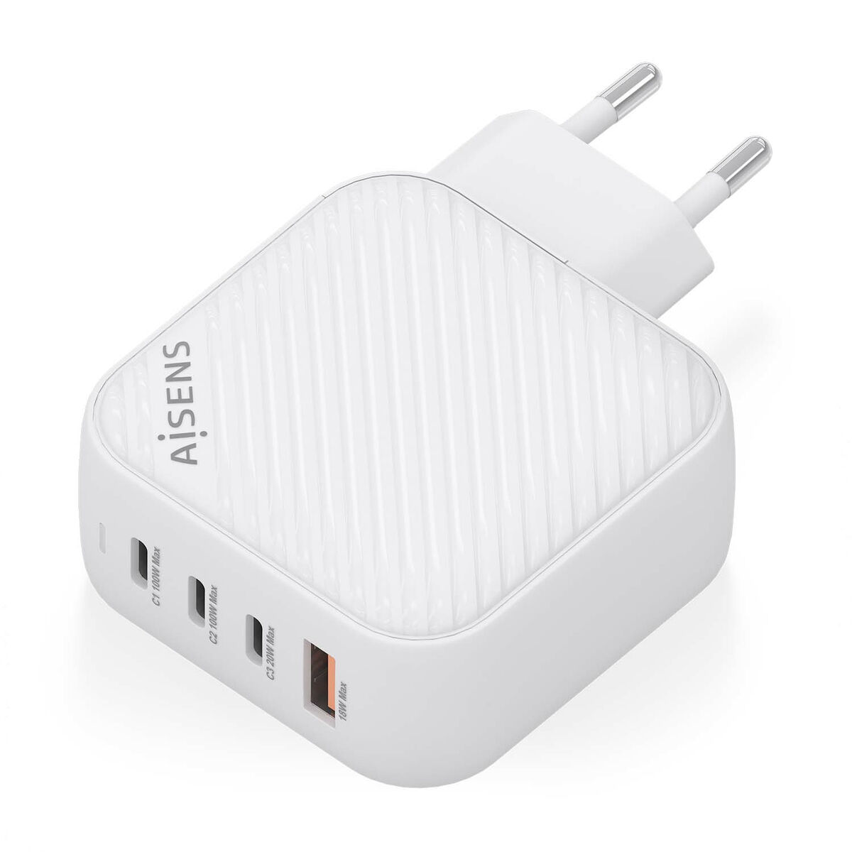 Bild von Wall Charger Aisens ASCH-100W4P028-W White Multicolour 100 W
