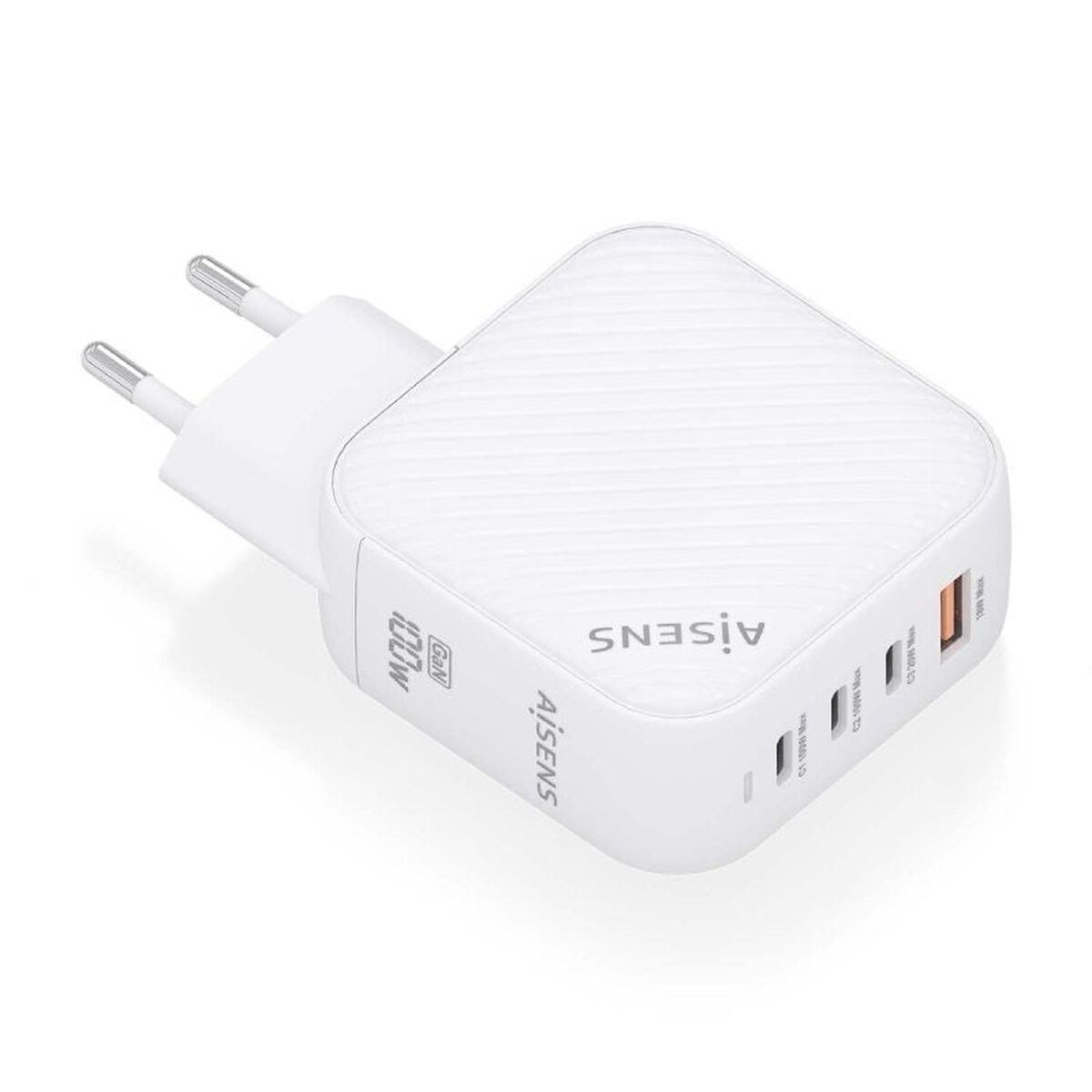 Wall Charger Aisens ASCH-100W4P028-W White Multicolour 100 W