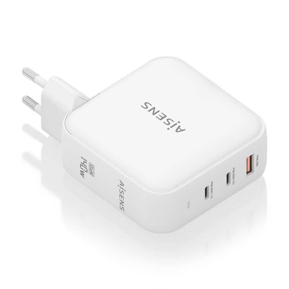 Bild von Wall Charger Aisens ASCH-140W3P030-W White Multicolour 140 W