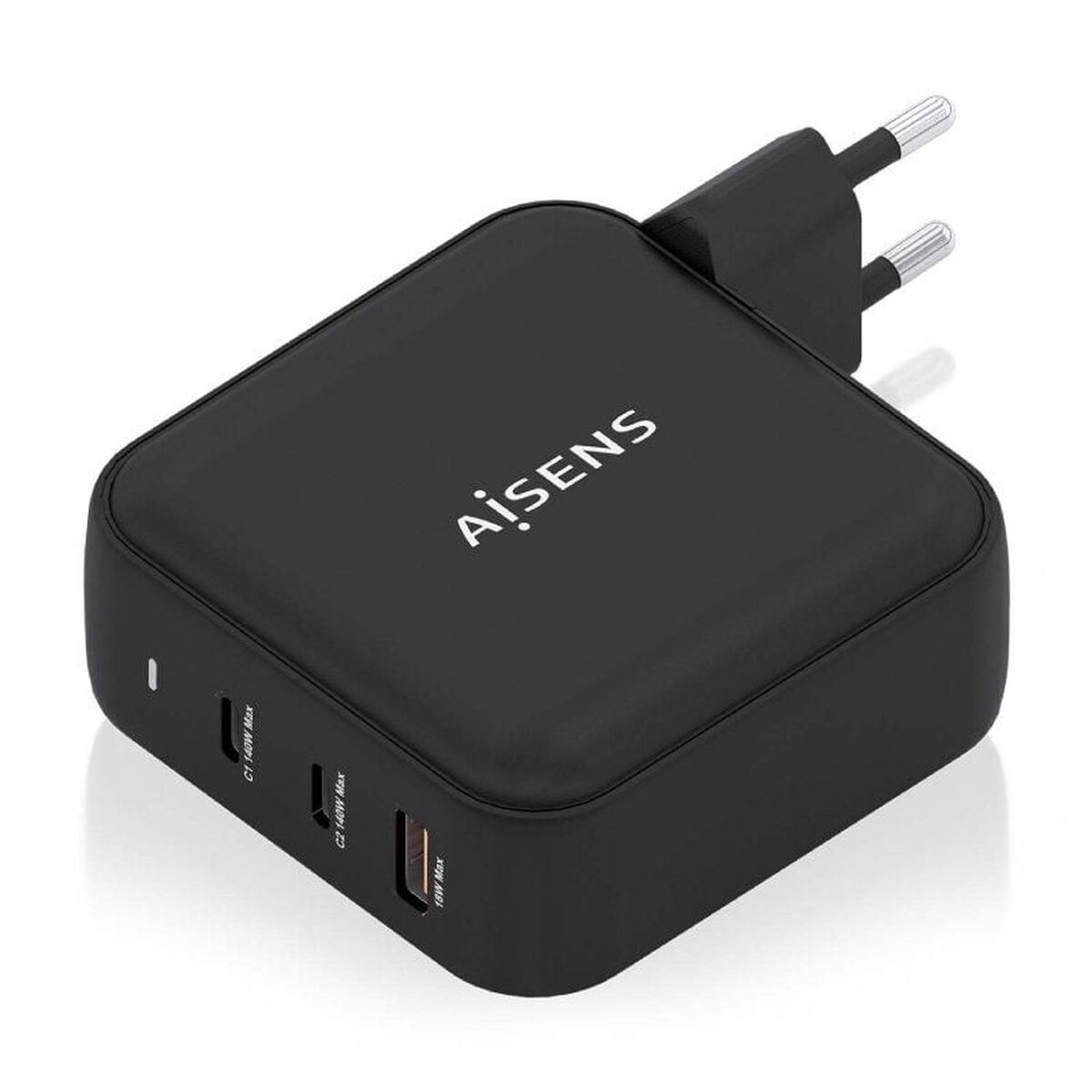 Sieninis įkroviklis Aisens ASCH-140W3P031-BK Juoda Spalvotas 140 W