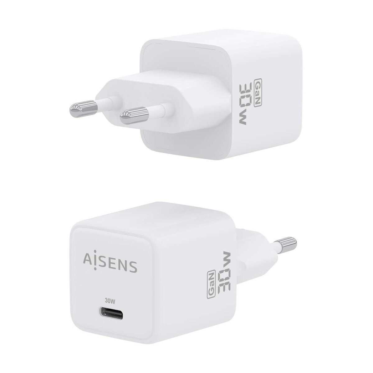 Bild von Wall Charger Aisens ASCH-30W1P035-W White Multicolour 33 W