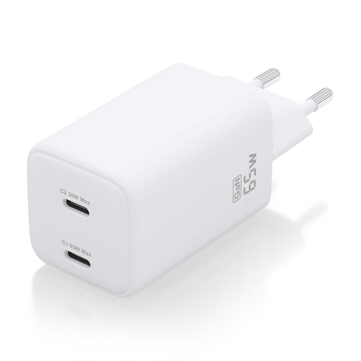 Picture of Wall Charger Aisens ASCH-65W2P039-W White Multicolour 65 W