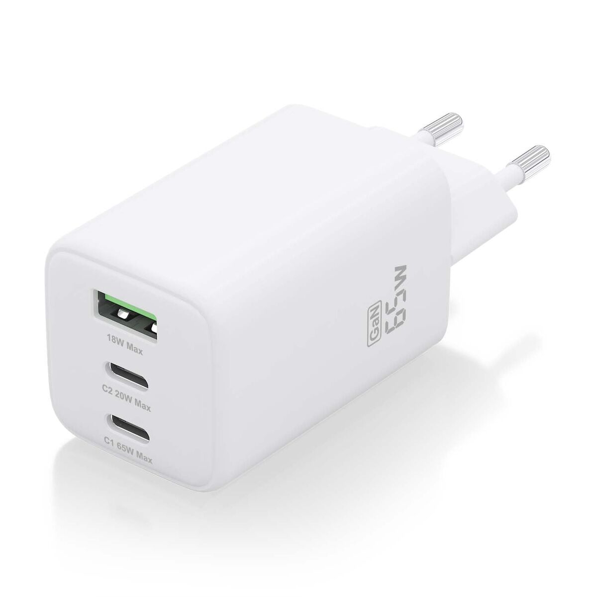 Picture of Wall Charger Aisens ASCH-65W3P041-W White Multicolour 65 W