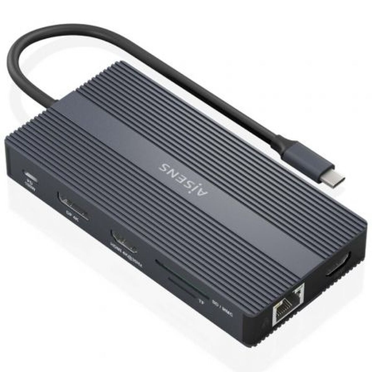 Afbeeldingen van Dockstation Aisens ASUC-12P017-GR Grey