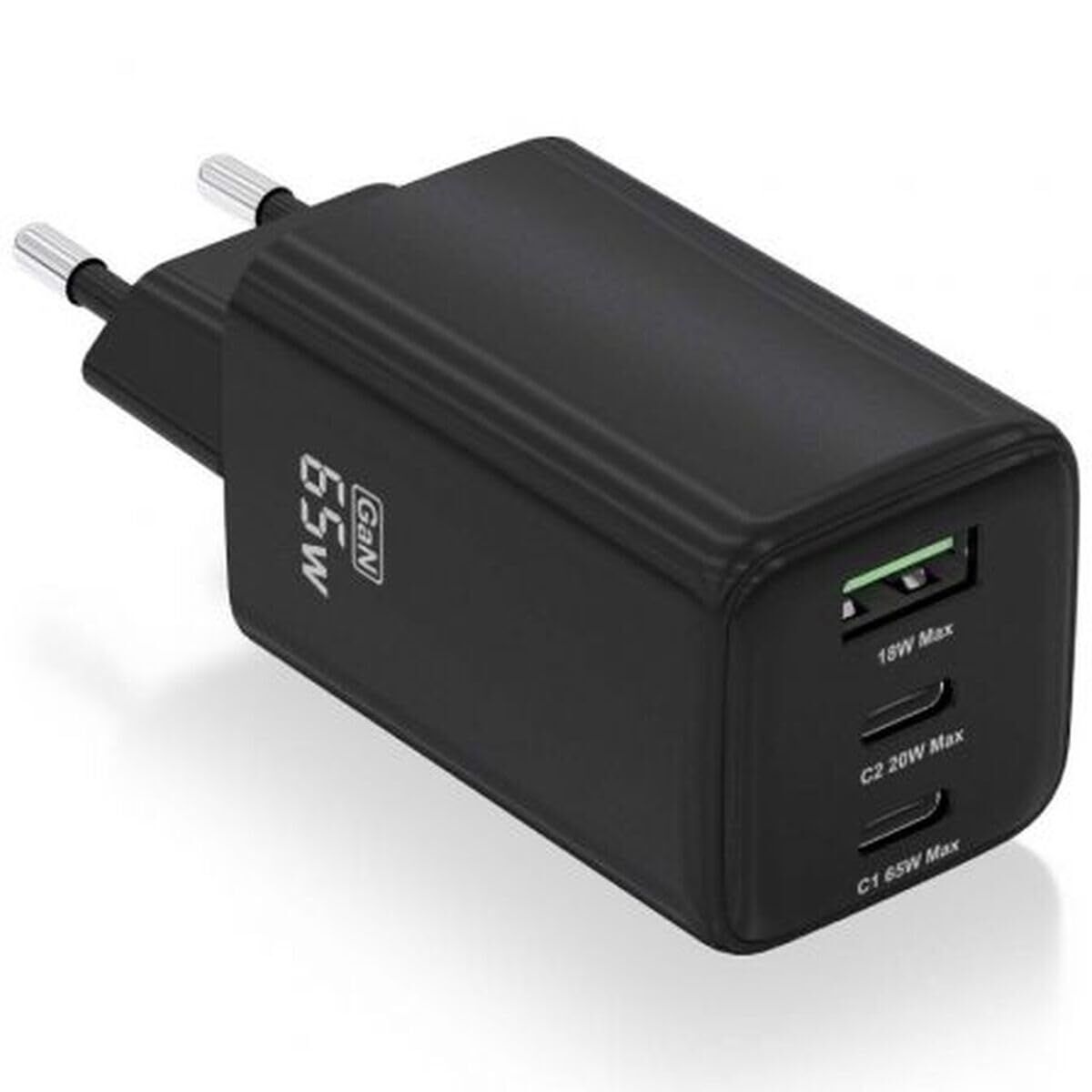Bild von Wall Charger Aisens ASCH-65W3P042-BK Black Multicolour 65 W