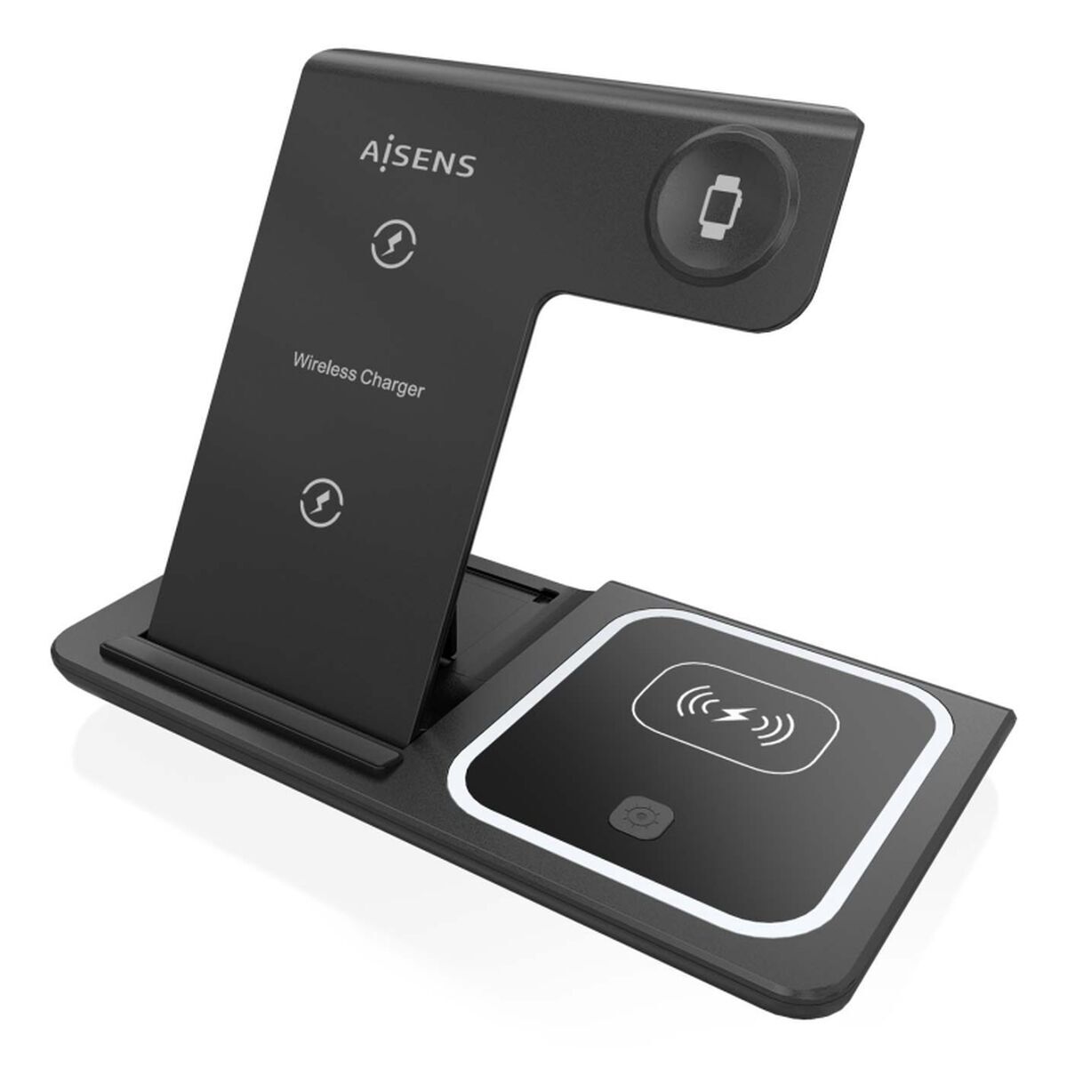 Bild von Wall Charger Aisens ASCH-15W3WC043-BK 3-in-1