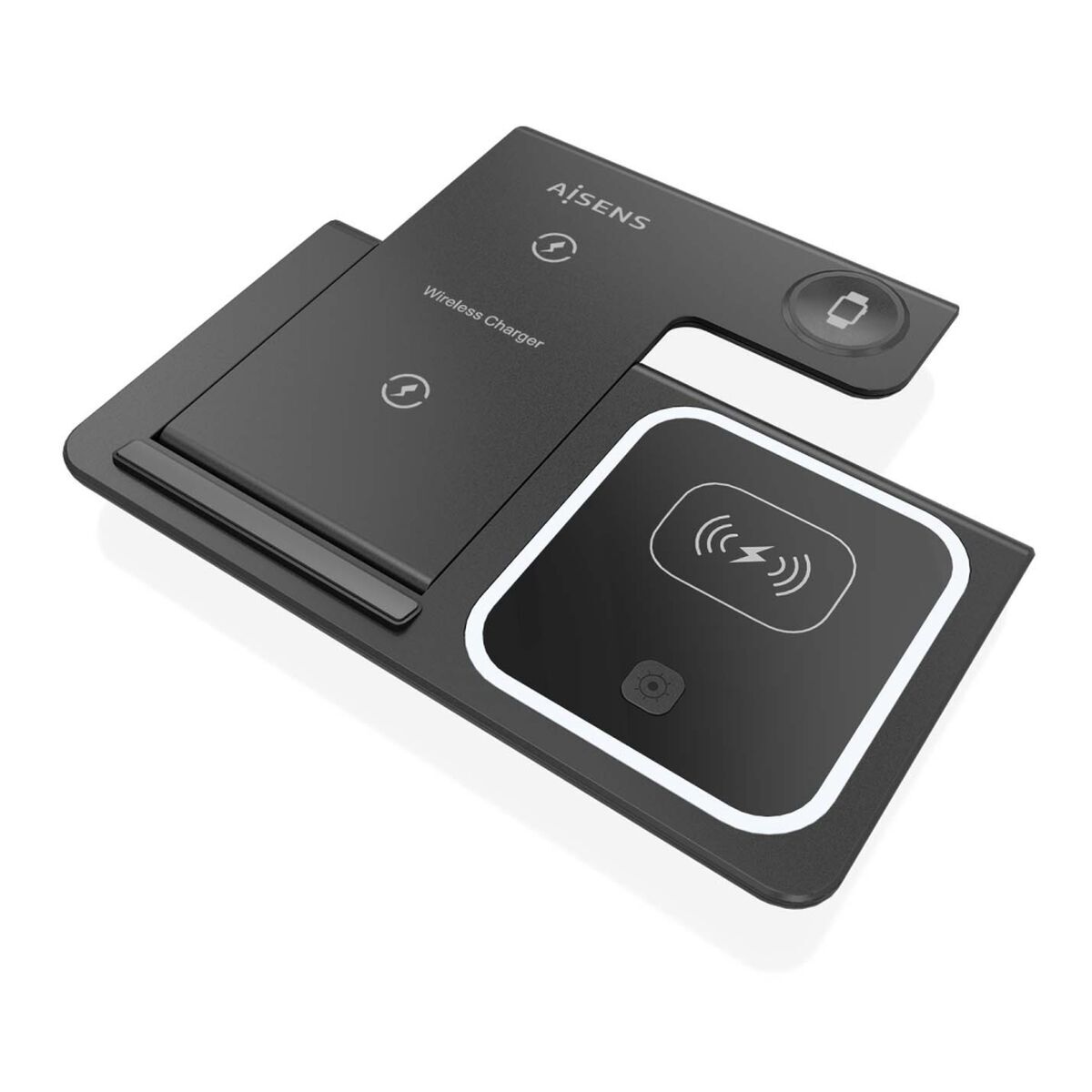 Bild von Wall Charger Aisens ASCH-15W3WC043-BK 3-in-1