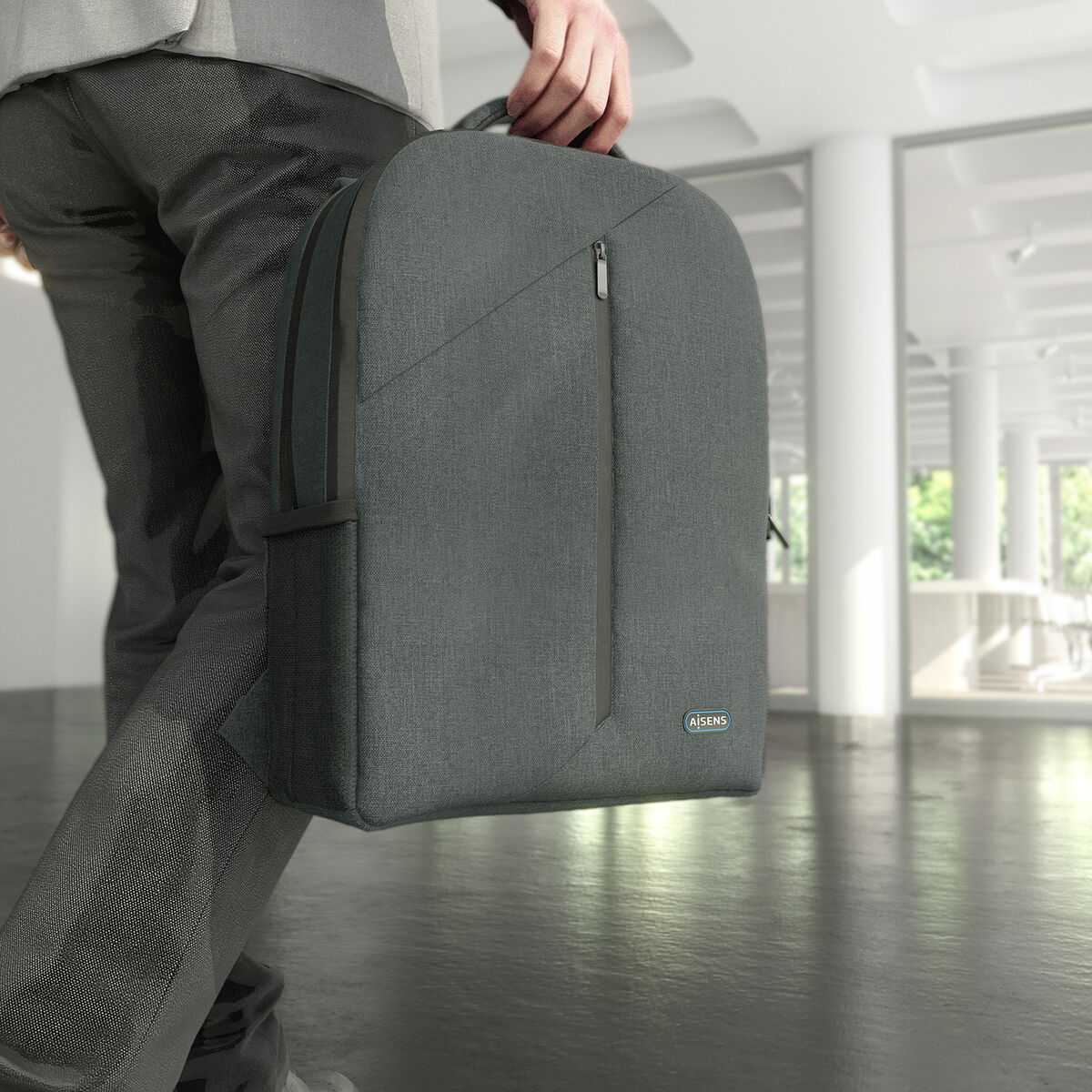 Picture of Laptop Backpack Aisens Grey
