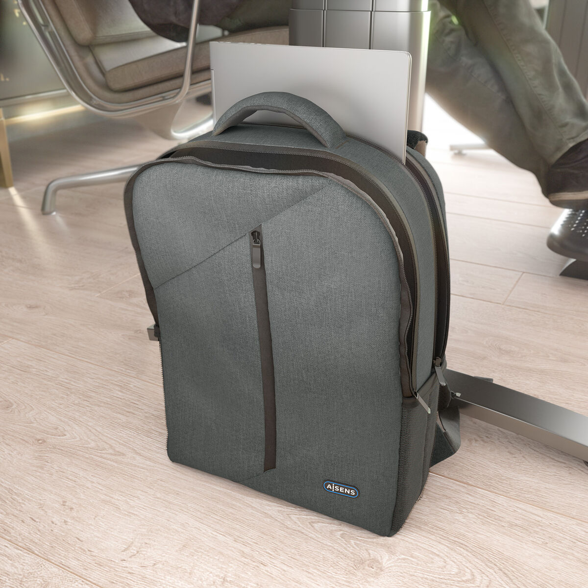 Picture of Laptop Backpack Aisens Grey