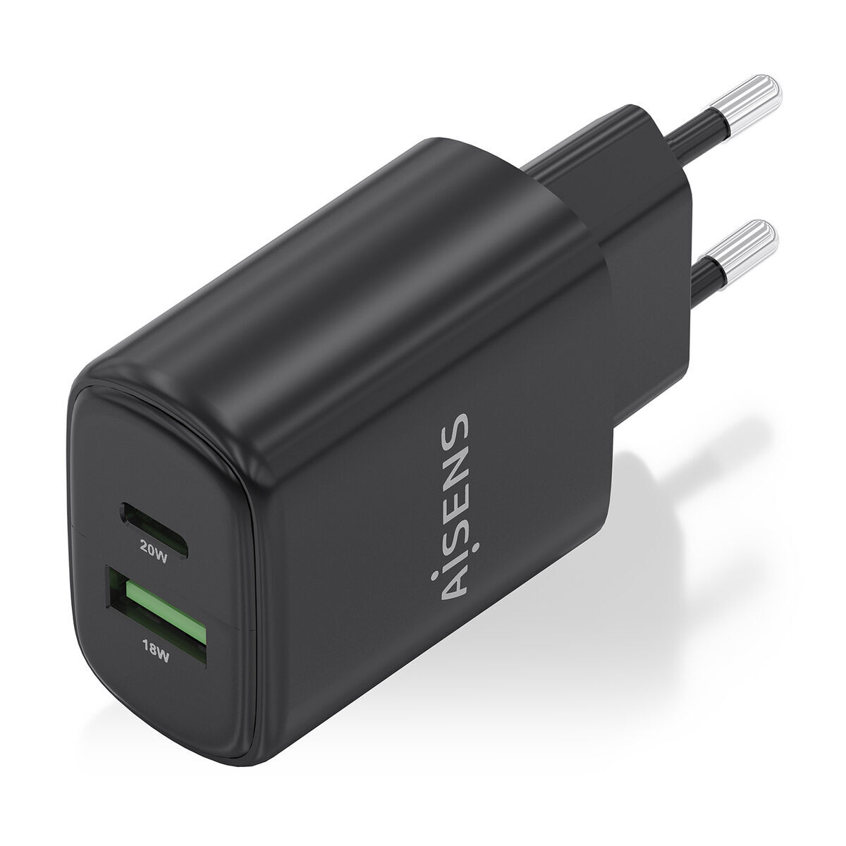 Wall Charger Aisens A110-0910 Black 20 W
