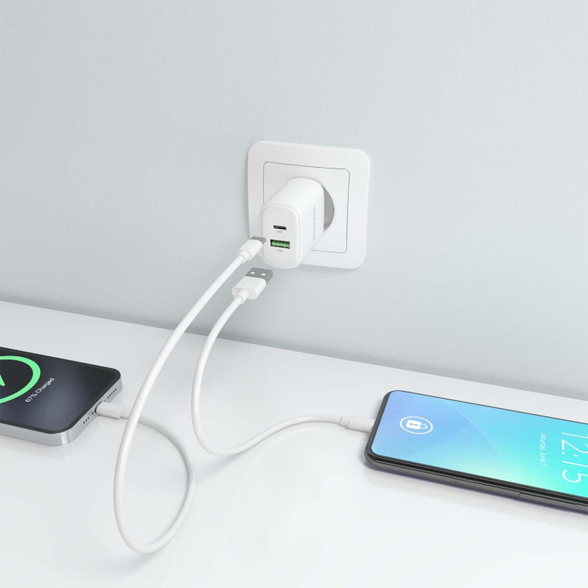 Picture of Wall Charger Aisens A110-0911 White