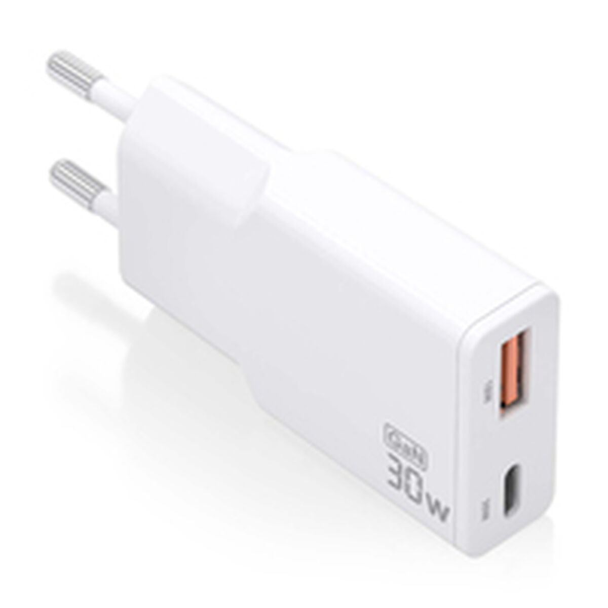 Wall Charger Aisens ASCH-30W2P046-W White 30 W