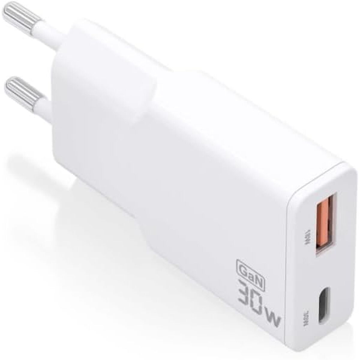 Wall Charger Aisens ASCH-30W2P046-W White 30 W