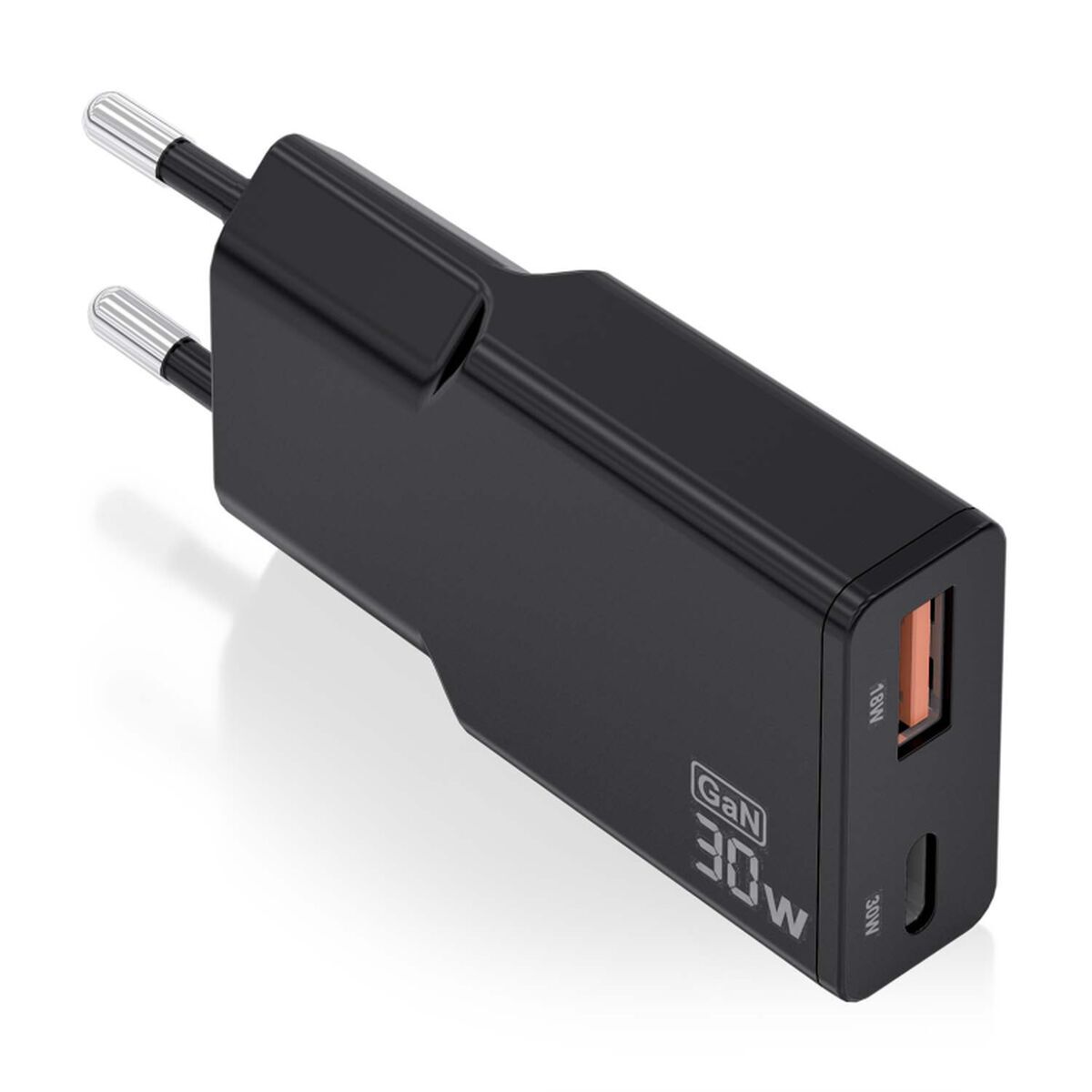 Picture of Wall Charger Aisens ASCH-30W2P047-BK Black