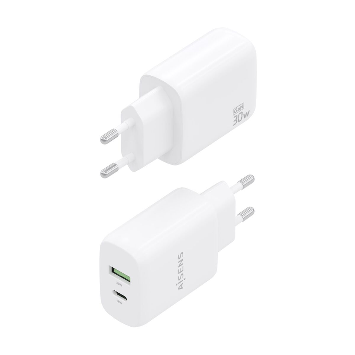 Bild von Wall Charger Aisens A110-0923 White 33 W 50 W