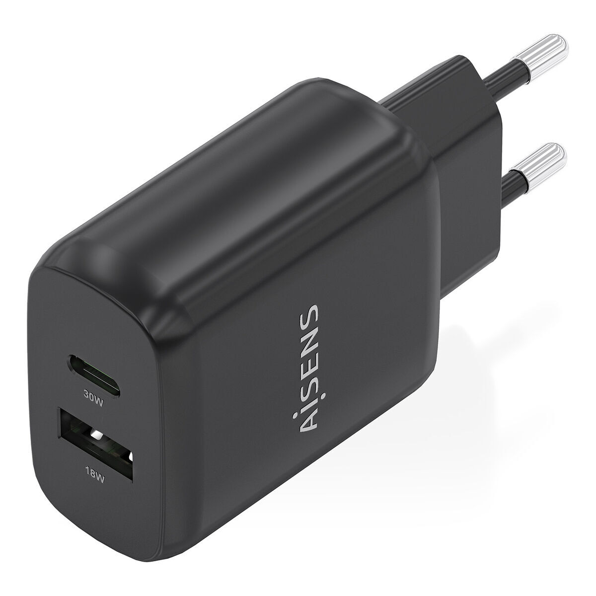 Wall Charger Aisens A110-0924 Black 33 W 50 W