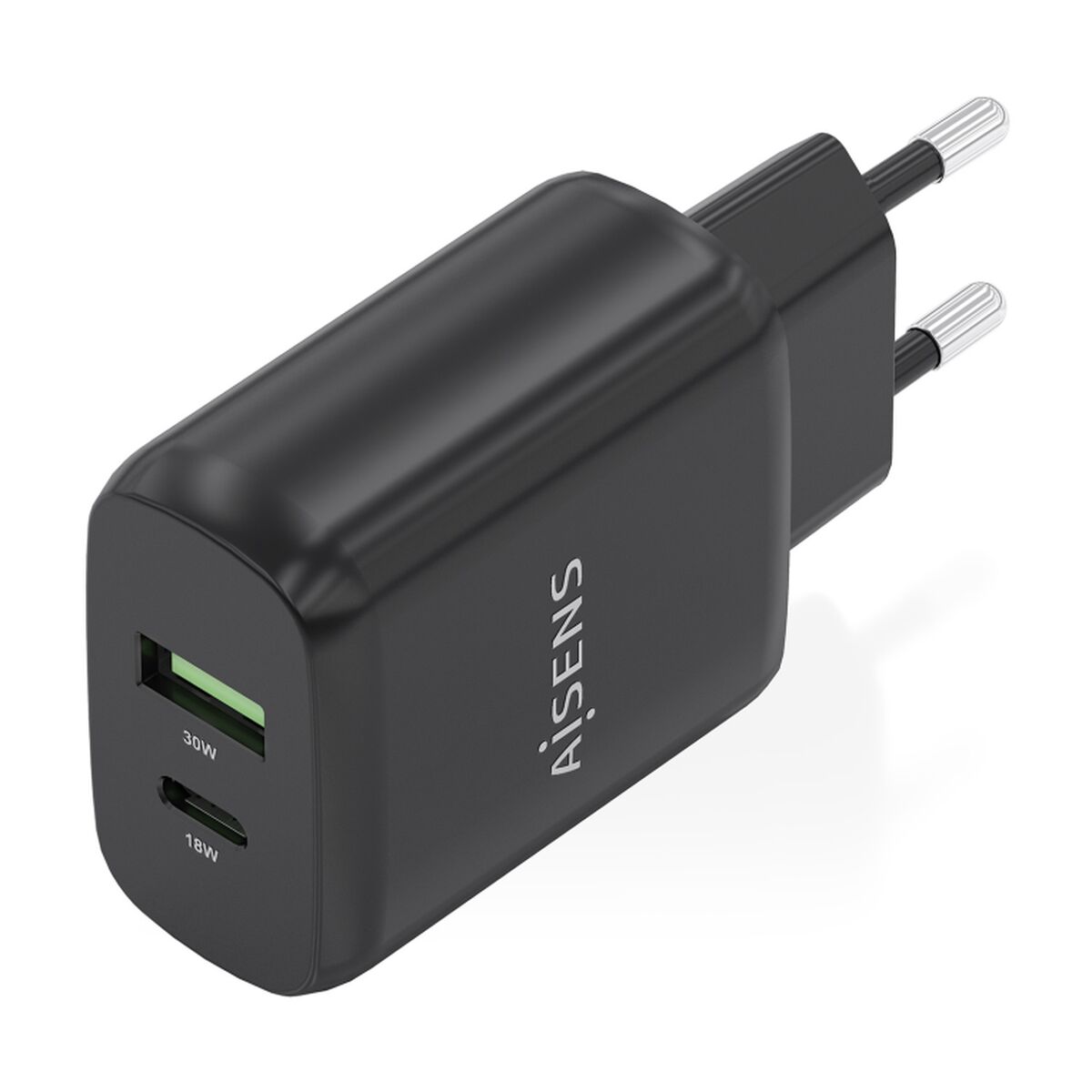 Picture of Wall Charger Aisens A110-0924 Black 33 W 50 W