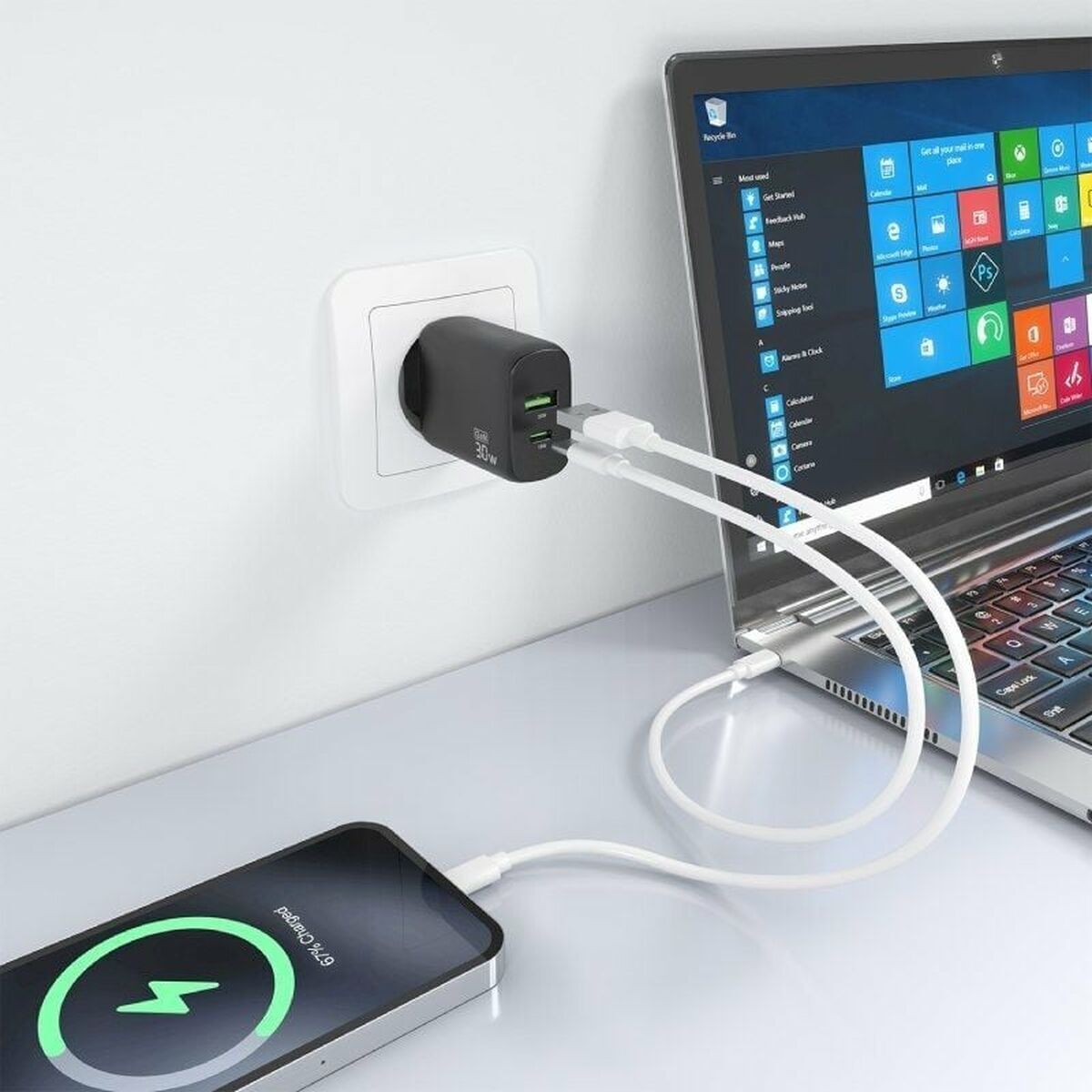 Bild von Dockstation Aisens A110-0924 Black 33 W 50 W