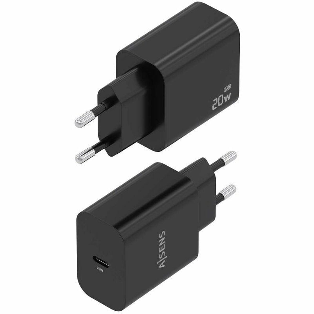 Picture of Wall Charger Aisens A110-0939 Black 20 W 50 W